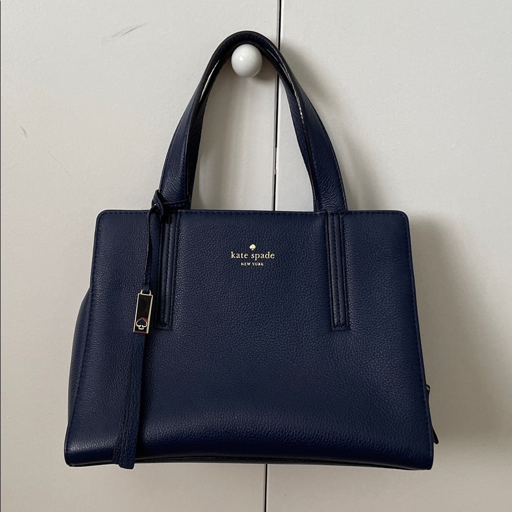 Kate Spade Midnight Blue Leather Satchel
